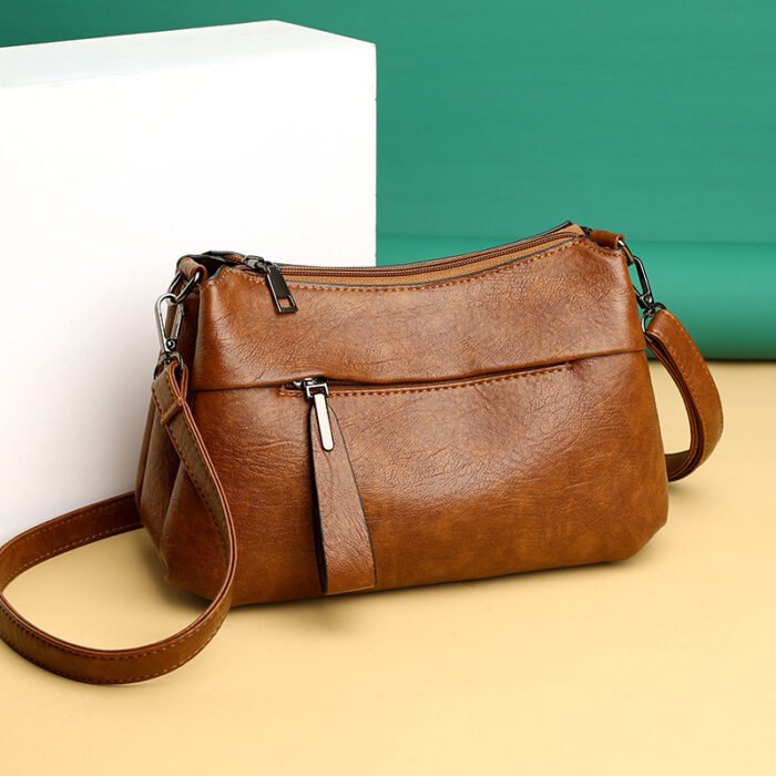 2025 New Middle-Aged Women's Bag, Korean Style Fashionable Shoulder Crossbody Bag, Simple and Trendyy Mother Bag, Elegant and Versatile Bag - Image 4