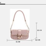 Office worker white collar elegant shoulder bag new advanced rhombus chain underarm bag simple western style small square bag for women - Image 4
