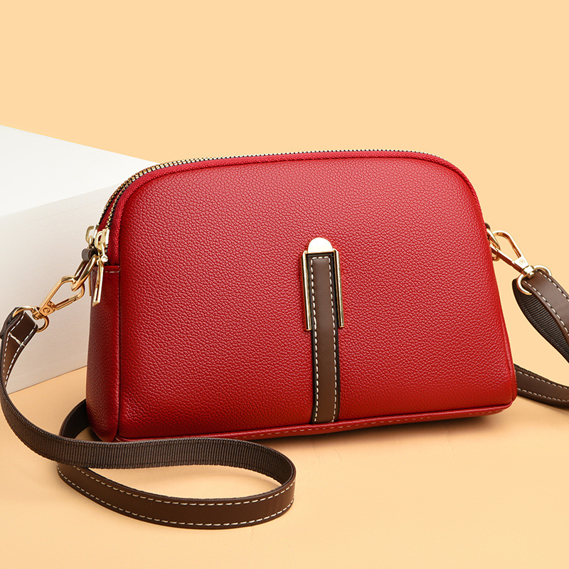 Women's bag 2025 new shell bag Korean simple shoulder bag coin purse texture slung small bag cross-border wholesale - Image 2