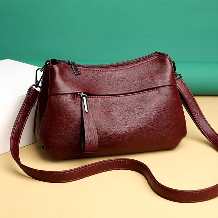 2025 New Middle-Aged Women's Bag, Korean Style Fashionable Shoulder Crossbody Bag, Simple and Trendyy Mother Bag, Elegant and Versatile Bag - Image 3