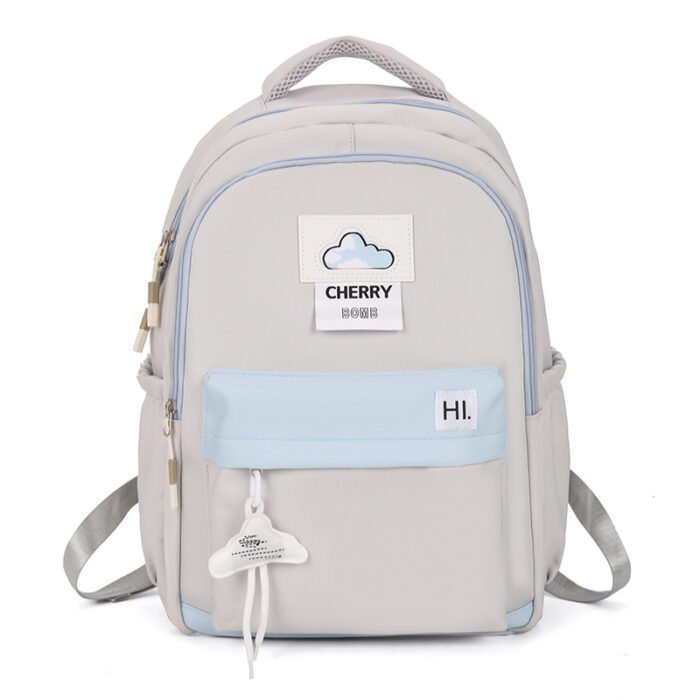 Schoolbag Female Junior High School Backpack 2024 New Lightweight Simple College Student Backpack Fashion Travel Leisure,School Backpacks,Kids' Backpacks - Image 5