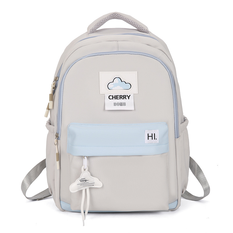 Schoolbag Female Junior High School Backpack 2024 New Lightweight Simple College Student Backpack Fashion Travel Leisure,School Backpacks,Kids' Backpacks - Image 5