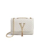 Women's bag shoulder bag new fashion striped embroidered shoulder bag tassel decorative bag messenger bag a generation of hair - Image 5
