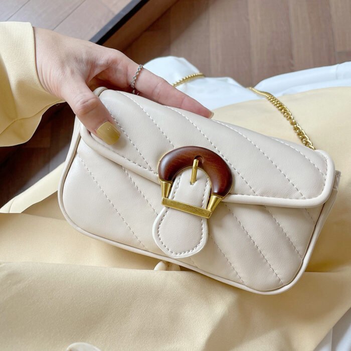 New Trendy Accessible Luxury Summer Women's Bag Versatile Small Fragrant Style Embroidery Thread Chain Design Crossbody Mini Small Bag - Image 1