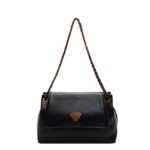 Winter Pure Color Large Capacity Foreign Style New Trendyy Armpit Women's Bag Work Clothing Chain Wandering Shoulder Tote Bag - Image 5