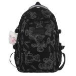Cross-border in stock wholesale backpack male junior high school students trend large capacity schoolbag female high school students 2024 new,School Backpacks,Kids' Backpacks - Image 5