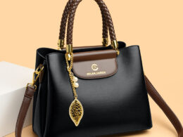 New Fashion Satchel Shoulder Bag, Middle-Aged Women's Bag, High-End Commuter Bag, Large Capacity Women's Tote Bag