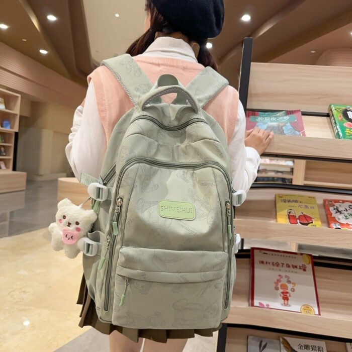 O1CN01SuZcsN1yrVikIPDQA_2217810166632-0-cib.jpg Cross-border in stock wholesale backpack male junior high school students trend large capacity schoolbag female high school students 2024 new,School Backpacks,Kids' Backpacks - Image 1