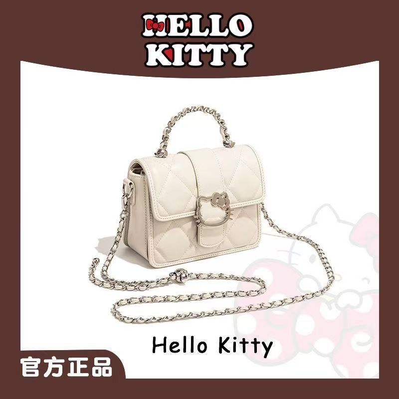 Hellokitty Niche Bag Chain Bag Women's Fashion Crossbody Bag 2025 New Versatile Shoulder Bag - Image 3