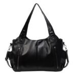 Women's Bag Pu Leather Shoulder Crossbody Bag Large Capacity Tote Bag Women's Work Commuter Handbag - Image 5
