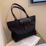 Cross-border Large Capacity Bag Women's 2024 New Shoulder Commuter Bag Student Class Bag Nylon Cloth All-match Tote Bag - Image 5