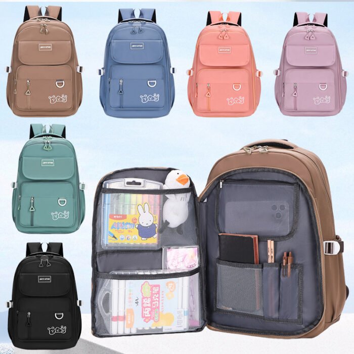 2025 New Expandable Backpack Casual Student Bag Expansion Large Capacity Business Trip Campus Backpack - Image 3