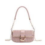 Office worker white collar elegant shoulder bag new advanced rhombus chain underarm bag simple western style small square bag for women - Image 5