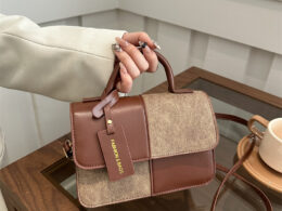 Niche Design Portable Small Bag Women's Winter New Fashionable Commuter Small Square Bag High Beauty Shoulder Bag