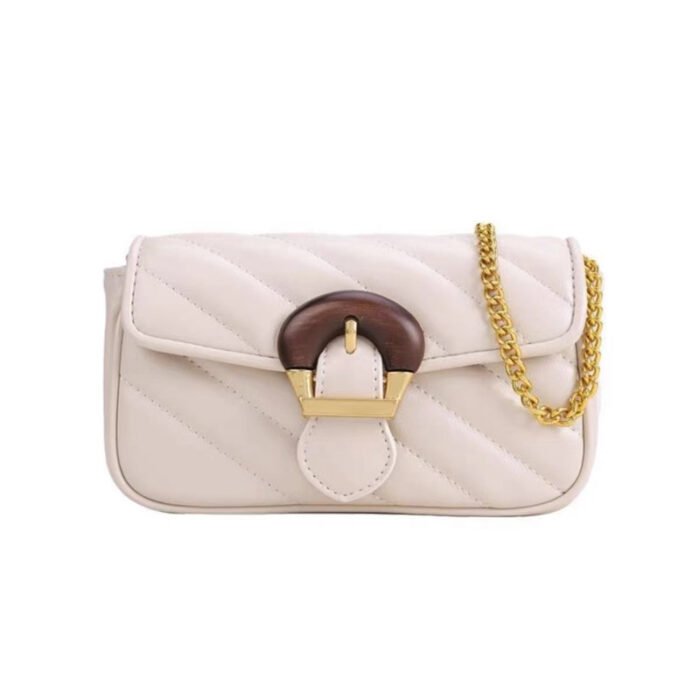 New Trendy Accessible Luxury Summer Women's Bag Versatile Small Fragrant Style Embroidery Thread Chain Design Crossbody Mini Small Bag - Image 5