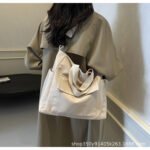 Ins Large Capacity Niche Canvas Bag Student's Class Hand Bag Women's Harajuku ulzzang Shoulder Crossbody Bag - Image 3