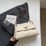 Winter Pure Color Large Capacity Foreign Style New Trendyy Armpit Women's Bag Work Clothing Chain Wandering Shoulder Tote Bag - Image 2