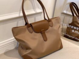 Cross-border Large Capacity Bag Women's 2024 New Shoulder Commuter Bag Student Class Bag Nylon Cloth All-match Tote Bag