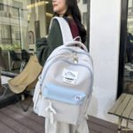 Schoolbag Female Junior High School Backpack 2024 New Lightweight Simple College Student Backpack Fashion Travel Leisure,School Backpacks,Kids' Backpacks - Image 2