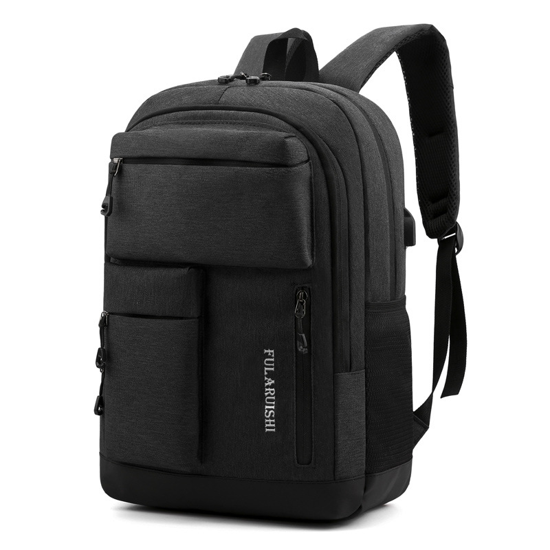 2025 New Men's Backpack Large Capacity Multifunctional Casual Backpack Computer Bag College Junior High School Student School Bag