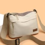 Nylon Lightweight Multi-Layer Large-Capacity Nylon Bag Women's New Casual Waterproof Portable Fashionable One-Shoulder Cross-Body Small Square Bag