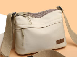 Nylon Lightweight Multi-Layer Large-Capacity Nylon Bag Women's New Casual Waterproof Portable Fashionable One-Shoulder Cross-Body Small Square Bag