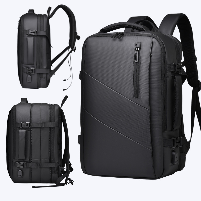 Amazon's New Travel Backpack Men's Backpack New Commuter Short-Distance Travel Business Trip Business Large-Capacity Electric