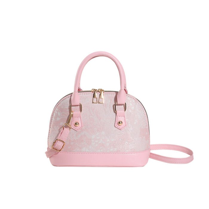 Fashion pattern stitching shoulder messenger bag for women bags2023 summer new simple portable shell bag - Image 5