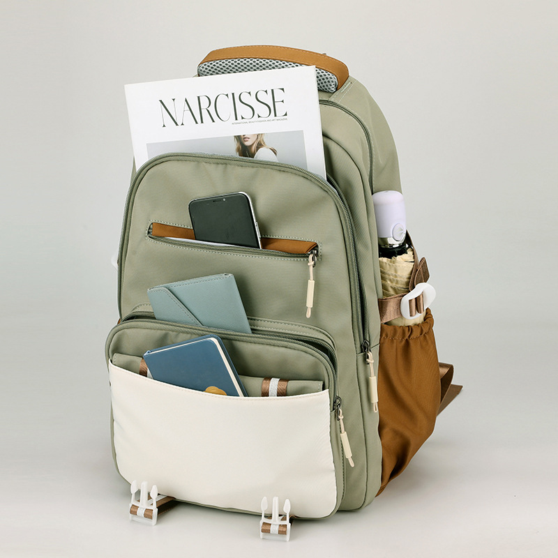 Large Capacity Schoolbag Female Junior Senior high school College Student Backpack Male and Primary School Student Sports Computer Backpack Leisure Travel - Image 3