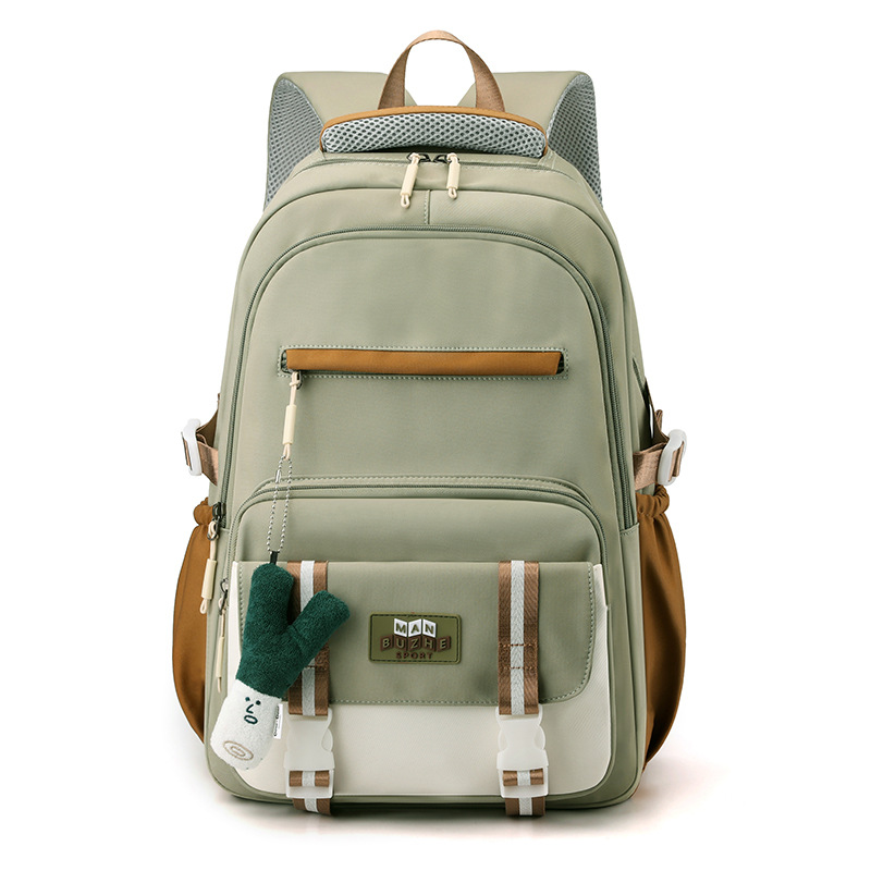 Large Capacity Schoolbag Female Junior Senior high school College Student Backpack Male and Primary School Student Sports Computer Backpack Leisure Travel - Image 5