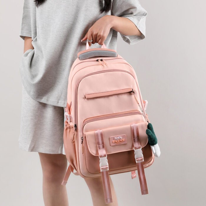 Large Capacity Schoolbag Female Junior Senior high school College Student Backpack Male and Primary School Student Sports Computer Backpack Leisure Travel - Image 2