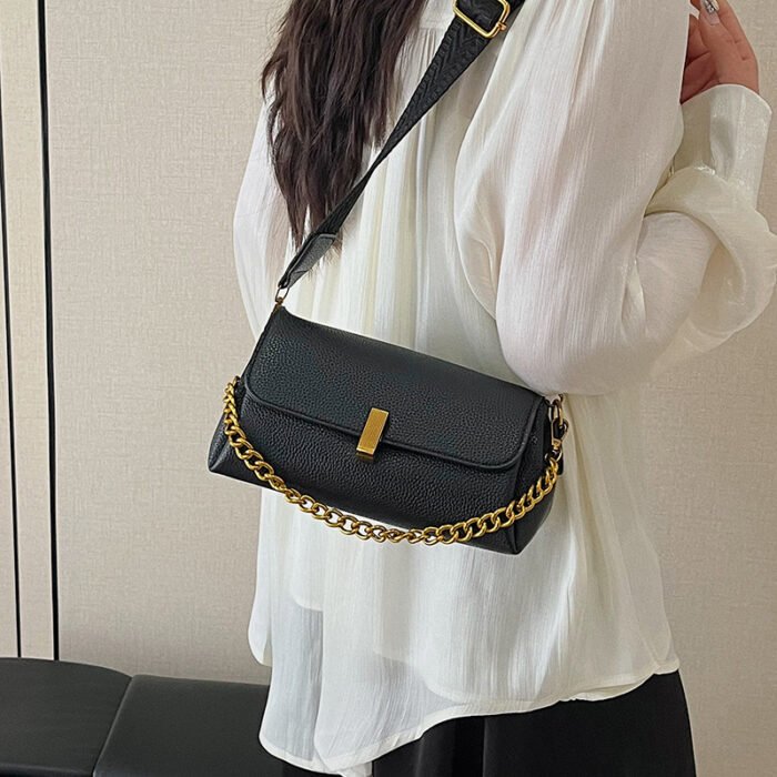 Cross-border New Style Bag Women's 2025 Crossbody Bag Women's Summer Joker Small Square Bag High-grade Simple Women's Bag Shoulder Bag - Image 4
