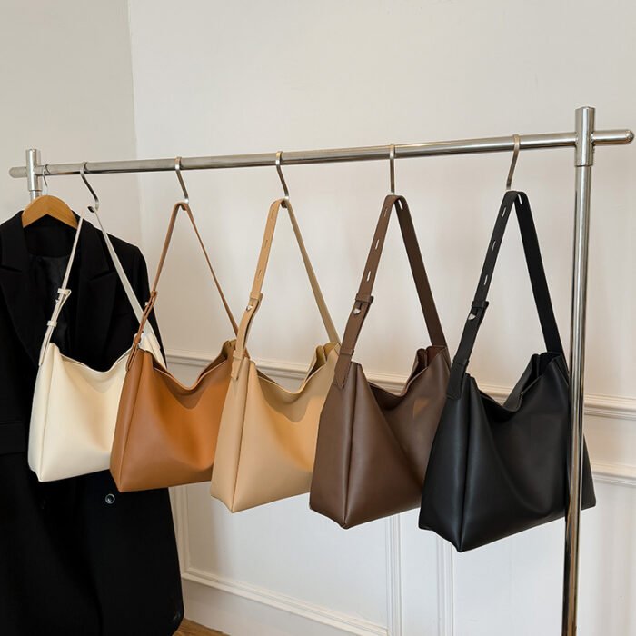 Commuter Tote Bag Large Capacity 2025 New Bag Portable Fashion Commuter Shoulder Underarm All-match Bucket Bag - Image 2