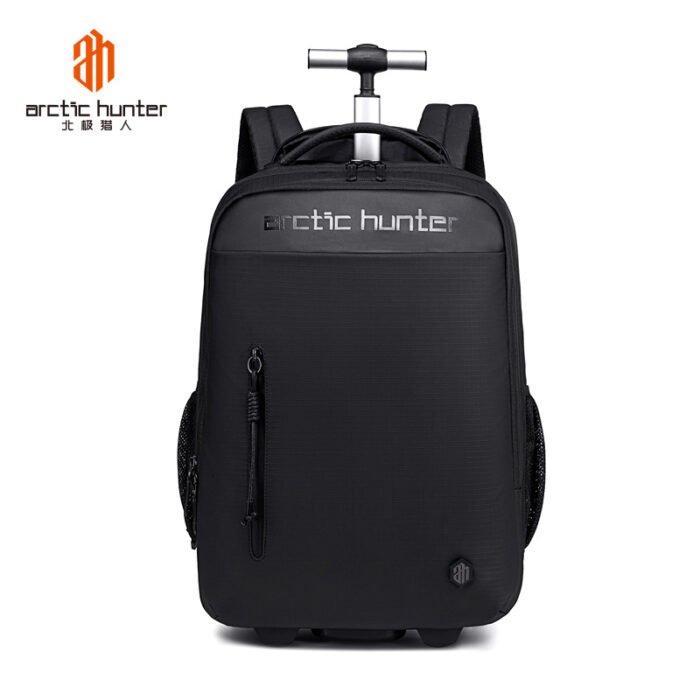 O1CN011UYKni1XgWZX9pYuI_1885522953-0-cib.jpg business trolley backpack men's and women's travel backpack waterproof belt wheel trolley bag - Image 1