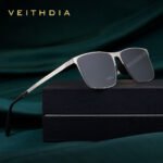 Metal High-Definition Sunglasses Nylon Polarized Men's Sun Protection Uv Sports Square Frame Glasses Live Broadcast Ready Stock 8212