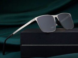 Metal High-Definition Sunglasses Nylon Polarized Men's Sun Protection Uv Sports Square Frame Glasses Live Broadcast Ready Stock 8212