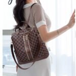 Cross-border Fashion European and American Retro Backpack Women's High-end Printed Large-capacity Women's Bag Multi-use All-match Commuter Backpack - Image 2