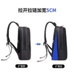 Arctic Hunter Business Men's Backpack Water-Repellent Large Capacity Expandable Travel Backpack Simple Computer Bag - Image 2