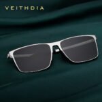 Metal High-Definition Sunglasses Nylon Polarized Men's Sun Protection Uv Sports Square Frame Glasses Live Broadcast Ready Stock 8212 - Image 2