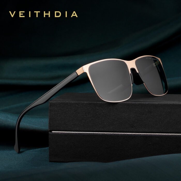 Hd Nylon Polarized Sunglasses for Men, Anti-Uv Square Stainless Steel Douyin Cross-Border Live Broadcast Spot 8245 - Image 1