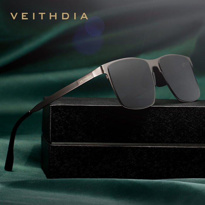Men's Square Frame Elastic Stainless Steel High-Definition Nylon Polarized Sunglasses Anti-Uv Cross-Border Live Broadcast Spot 8226 - Image 2