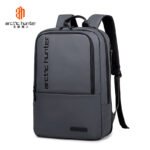 Arctic Hunter Business Men's Backpack Water-Repellent Large Capacity Expandable Travel Backpack Simple Computer Bag - Image 5