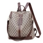 Cross-border Fashion European and American Retro Backpack Women's High-end Printed Large-capacity Women's Bag Multi-use All-match Commuter Backpack - Image 5