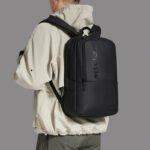 Arctic Hunter Business Men's Backpack Water-Repellent Large Capacity Expandable Travel Backpack Simple Computer Bag - Image 3