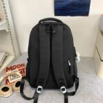 College Cute Large-Capacity Computer Schoolbag for Middle and High School Students, Casual and Versatile Backpack, Commuting Sweet Tutoring Bag - Image 3