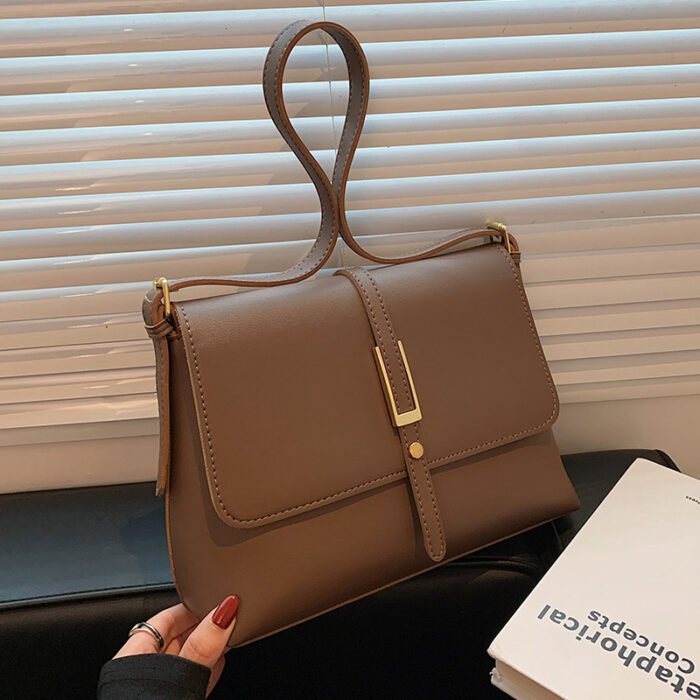 Retro Fashion Casual Large Bag Women's 2025 New Trendy Temperament Shoulder Underarm Bag Autumn and Winter Popular Crossbody Bag - Image 2