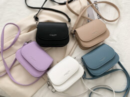 Candy Color Autumn and Winter New All-match Shoulder Bag Fashionable Small Fresh High-value Saddle Bag Commuter Crossbody Women's Bag