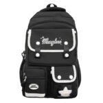 College Cute Large-Capacity Computer Schoolbag for Middle and High School Students, Casual and Versatile Backpack, Commuting Sweet Tutoring Bag - Image 5