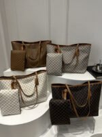 Large-Capacity Shoulder Bag for Women, Commuter Personality Tote Bag, New Mother-In-Law Bag, Trendy Texture Women's Bag