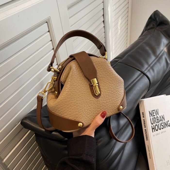 New Shell Bag for Women 2025 New Versatile Fashion Handbag Crossbody Bag Simple Texture Shoulder Bag - Image 3